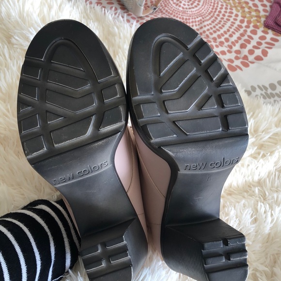 Dusty Pink Ankle Booties - Picture 3 of 4